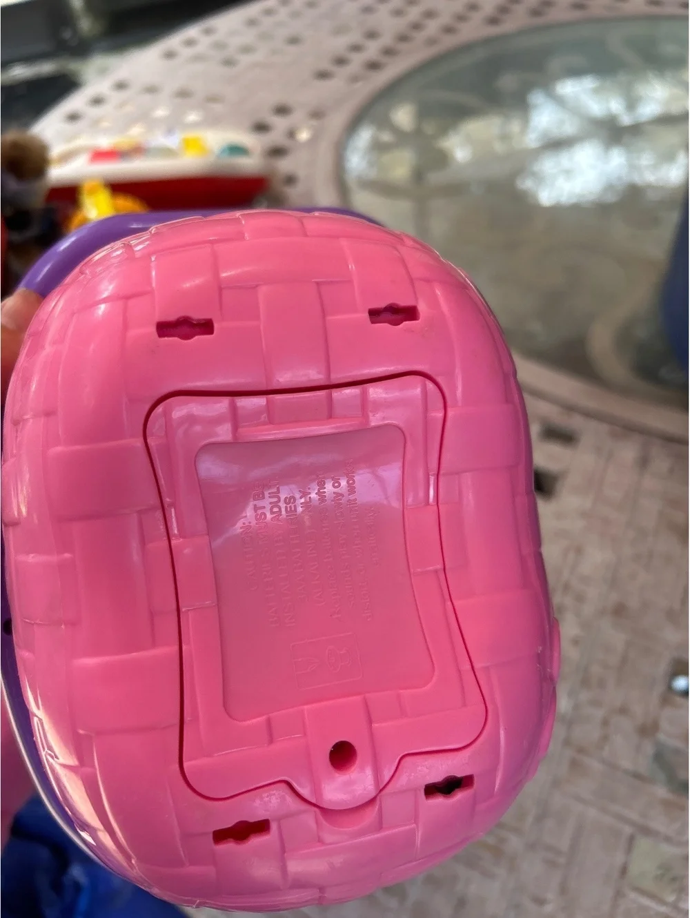 LeapFrog Interactive Pink and Purple Educational Toy Basket